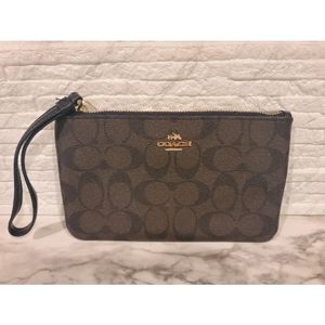 New Coach Large Wristlet